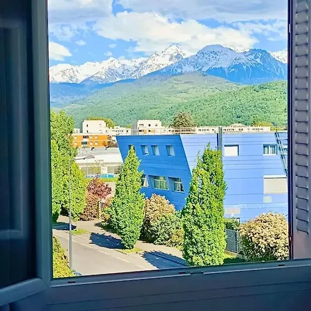 Vue Imprenable - Calme & Equipe Avec Parking Prive Appartement Grenoble