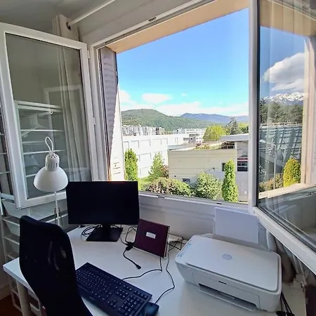 Vue Imprenable - Calme & Equipe Avec Parking Prive Apartment