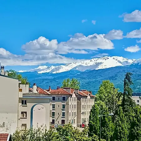 Vue Imprenable - Calme & Equipe Avec Parking Prive Appartement Grenoble