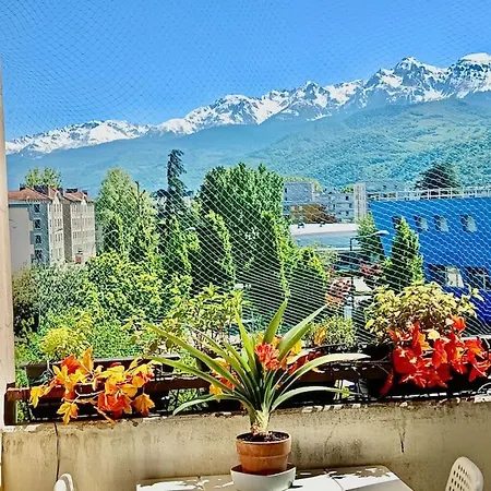 Appartement Vue Imprenable - Calme & Equipe Avec Parking Prive Grenoble